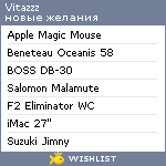 My Wishlist - vitazzz