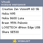 My Wishlist - vitosik