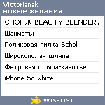 My Wishlist - vittorianak