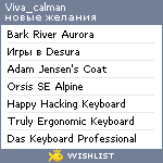 My Wishlist - viva_calman