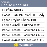 My Wishlist - vivian