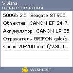 My Wishlist - viviana