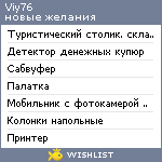 My Wishlist - viy76