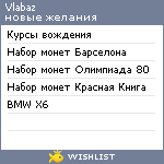 My Wishlist - vlabaz