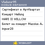 My Wishlist - vladasur95