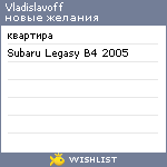 My Wishlist - vladislavoff