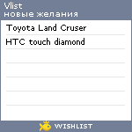 My Wishlist - vlist