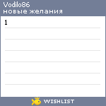 My Wishlist - vodilo86