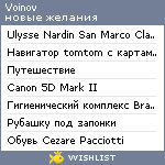 My Wishlist - voinov