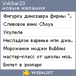 My Wishlist - volchar23