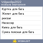 My Wishlist - volgavolga2022