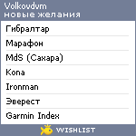 My Wishlist - volkovdvm