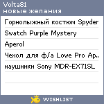 My Wishlist - volta81