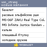 My Wishlist - von_strang