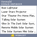 My Wishlist - vorona3d