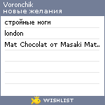 My Wishlist - voronchik