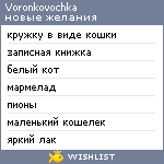 My Wishlist - voronkovochka