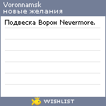 My Wishlist - voronnamsk