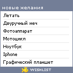 My Wishlist - vortexismyname