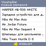 My Wishlist - vovatasker