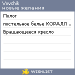 My Wishlist - vovchik