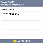 My Wishlist - vovchik05