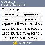 My Wishlist - voznyuk_ii