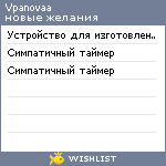 My Wishlist - vpanovaa