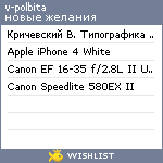 My Wishlist - vpolbita