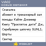 My Wishlist - vsh02