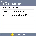 My Wishlist - vsha96