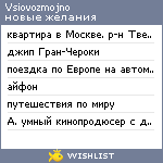 My Wishlist - vsiovozmojno