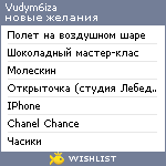 My Wishlist - vudym6iza