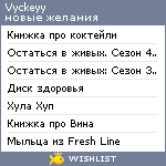 My Wishlist - vyckeyy