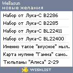 My Wishlist - wellasun