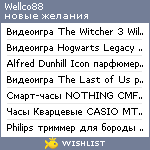 My Wishlist - wellco88