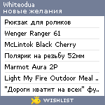 My Wishlist - whiteodua