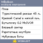 My Wishlist - willydixon