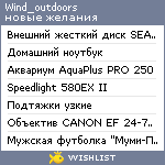 My Wishlist - wind_outdoors