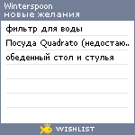 My Wishlist - winterspoon