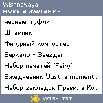 My Wishlist - wishnewaya