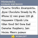 My Wishlist - wisniewiecka