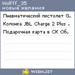 My Wishlist - wolfff_35