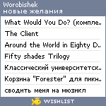 My Wishlist - worobishek