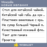 My Wishlist - wowyulia