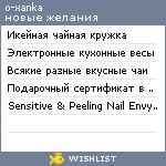 My Wishlist - xanka78