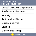 My Wishlist - xaxexoxoxaxe