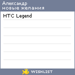 My Wishlist - xl1034