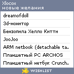 My Wishlist - xlocox