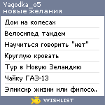 My Wishlist - yagodka_o5